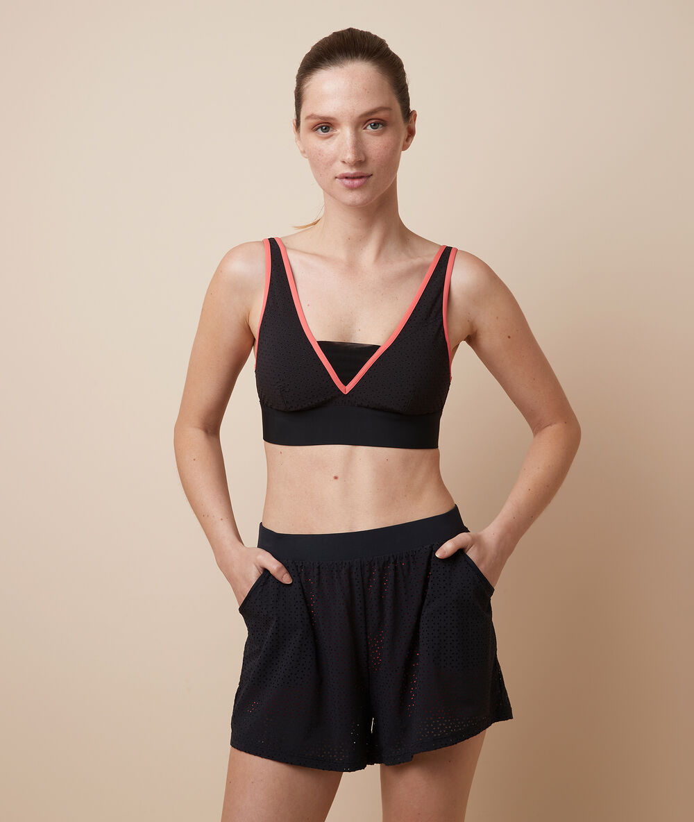 Sportshorts schwarz.