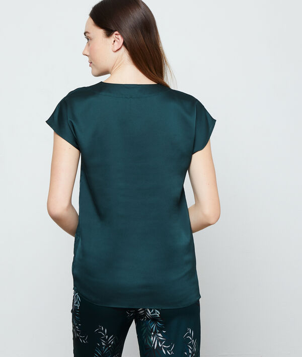 Seidig schimmerndes Top Seidig schimmerndes Top;${refinementColor}