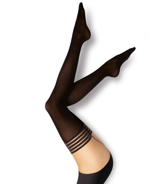 Strumpfhose schwarz.