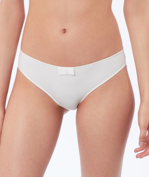 Slip aus mikrofaser wei&szlig;.