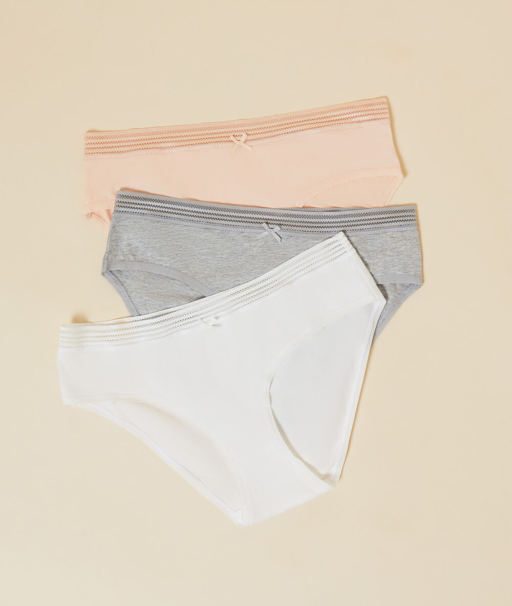 3-er pack pantys mehrere farben.