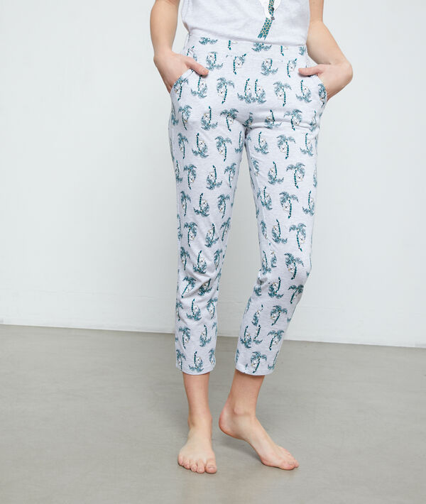 7/8-Hose aus Bio-Baumwolle mit Koala-Print 7/8-Hose aus Bio-Baumwolle mit Koala-Print;${refinementColor}