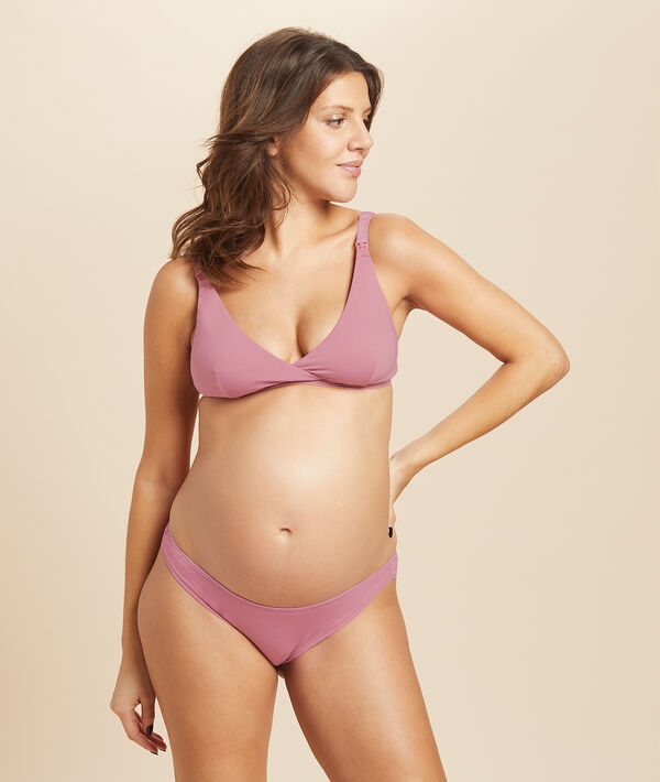 Culotte en coton bio et dentelle Culotte en coton bio et dentelle;${refinementColor}