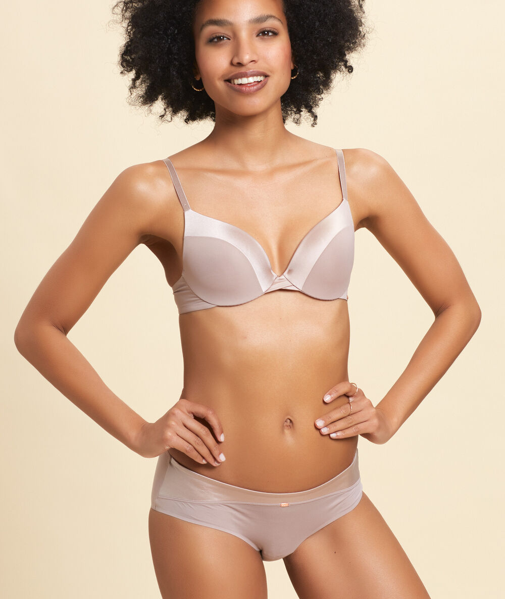Hüftpanty mikrofaser taupe.