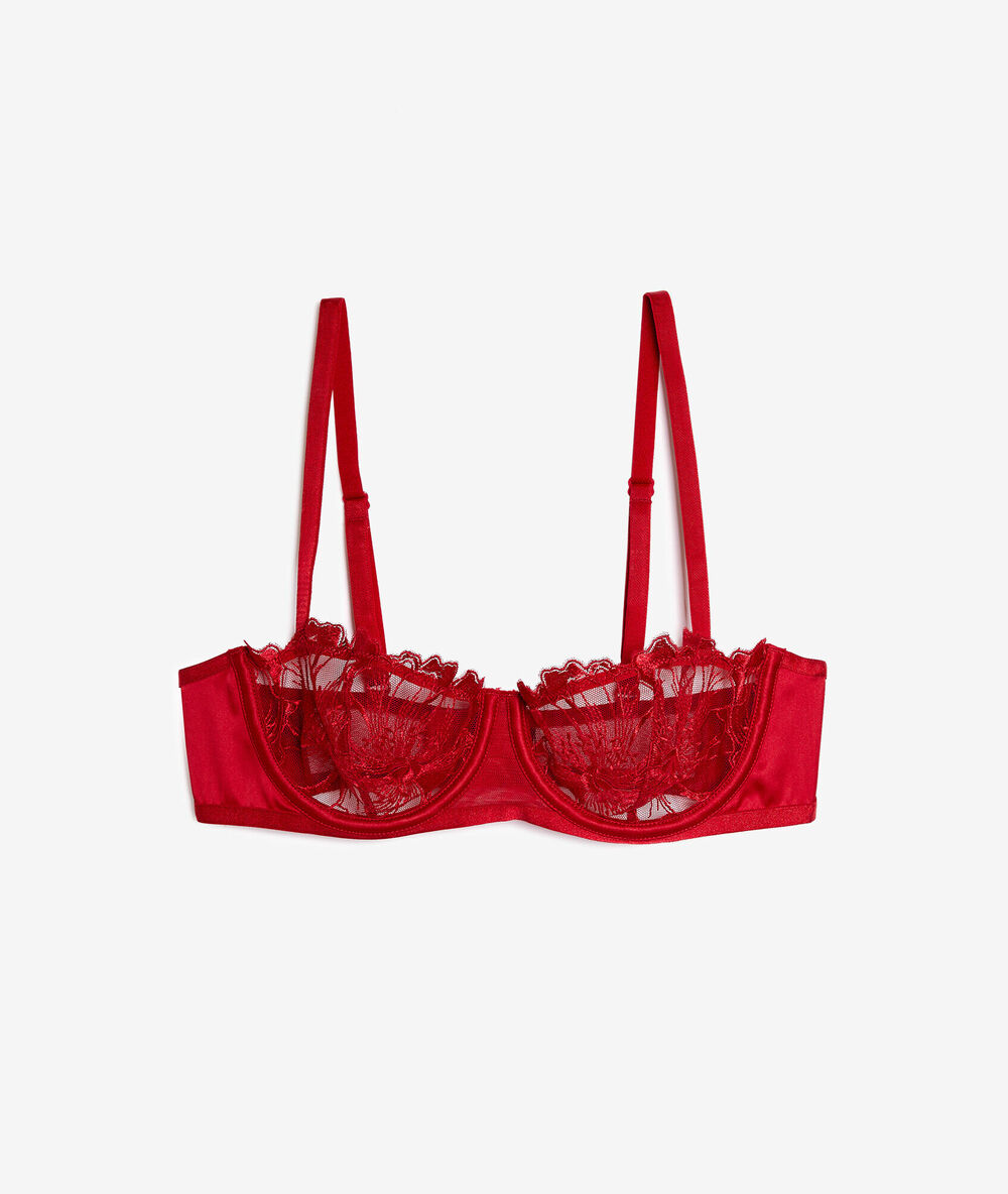 Soutien-gorge corbeille sans coques rot.