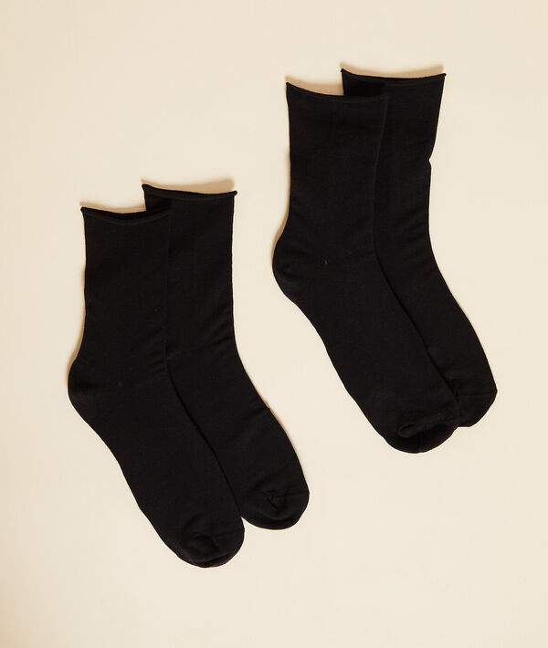 2 Paar Socken aus Bio-Baumwolle 2 Paar Socken aus Bio-Baumwolle;${refinementColor}