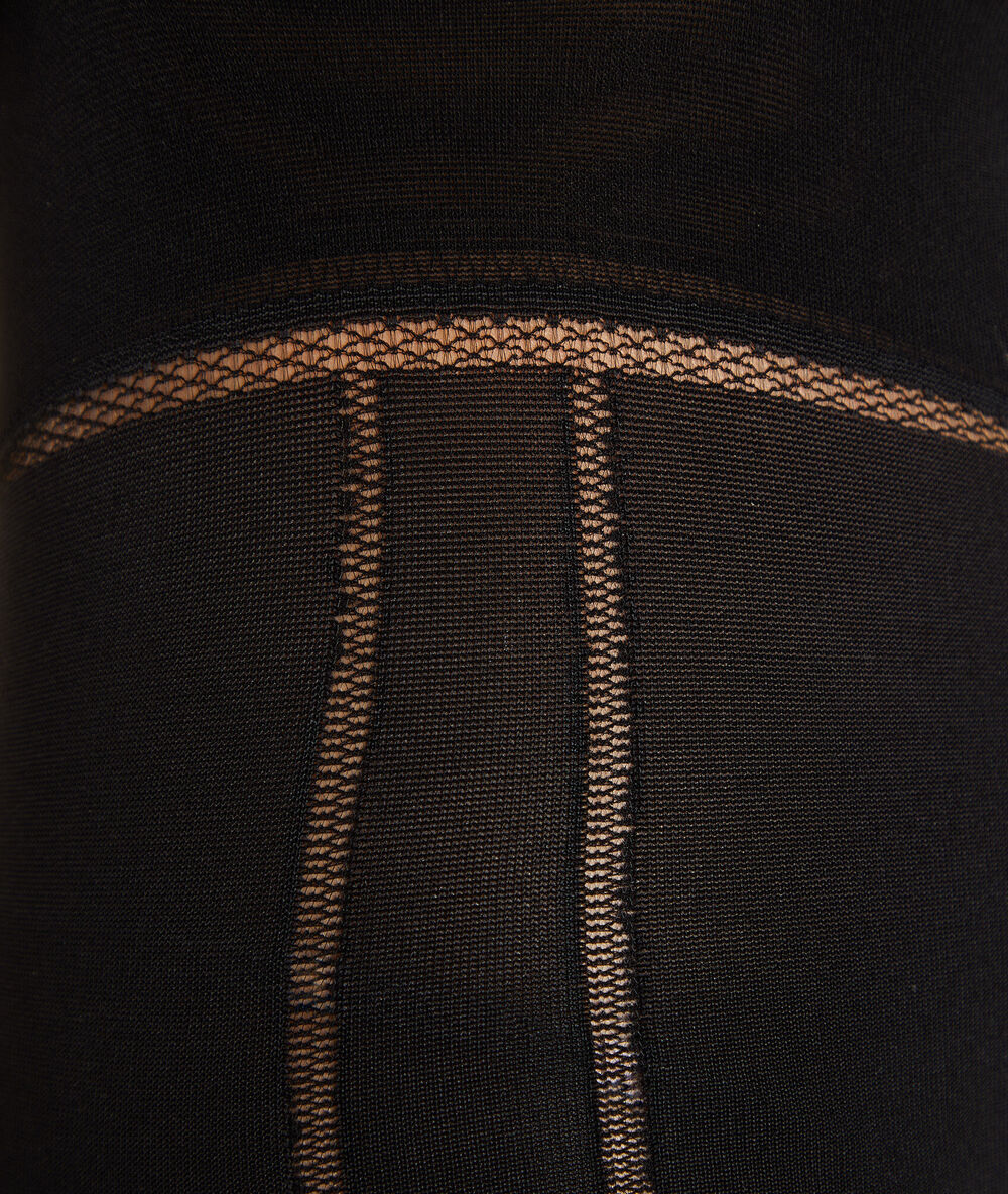 Strumpfhose schwarz.