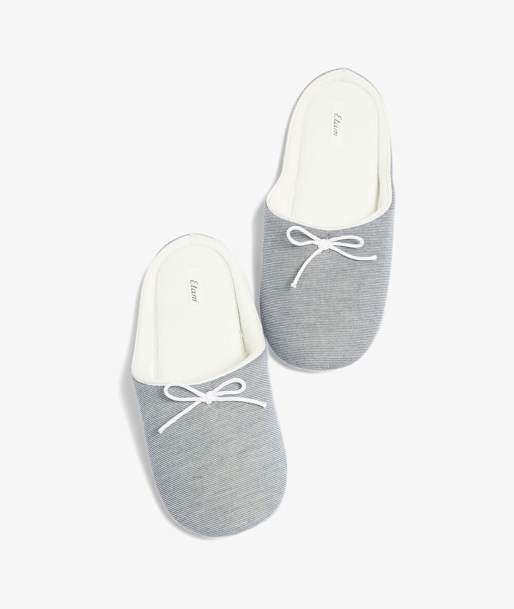 Mules blau.