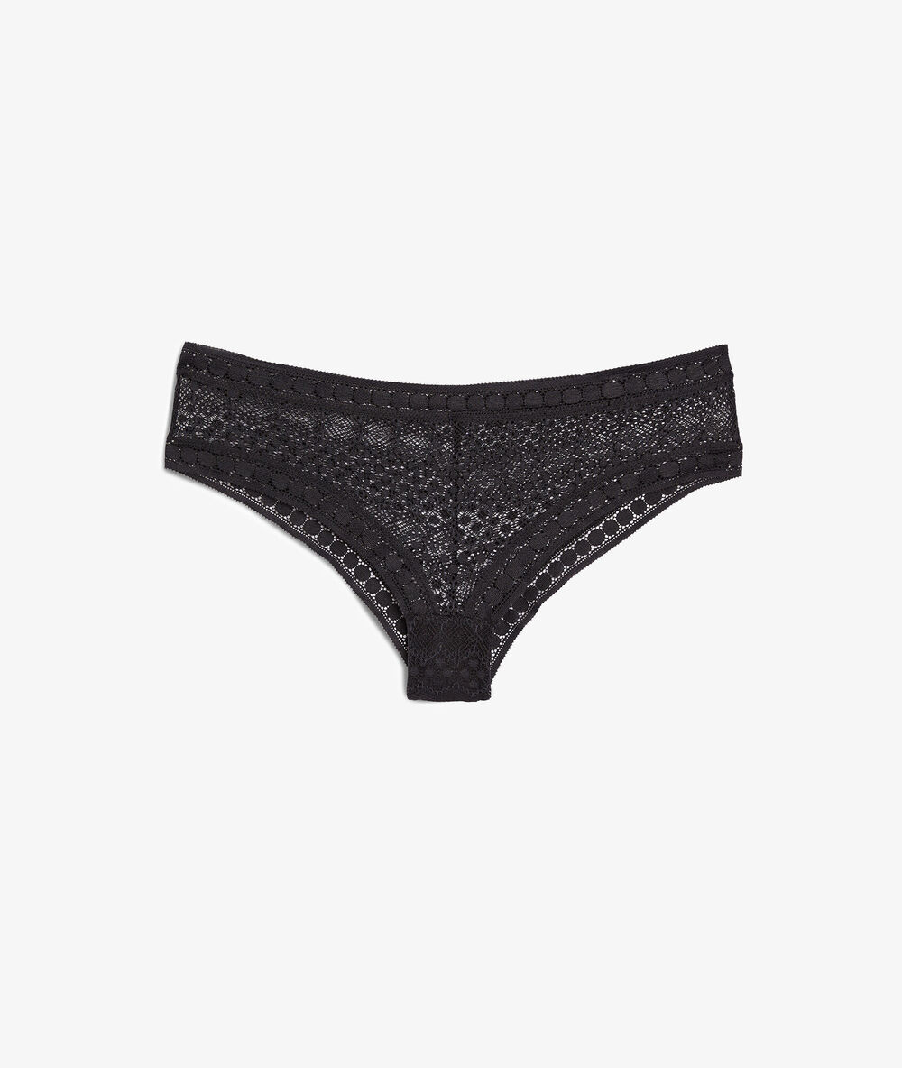 Hipster aus spitze schwarz.