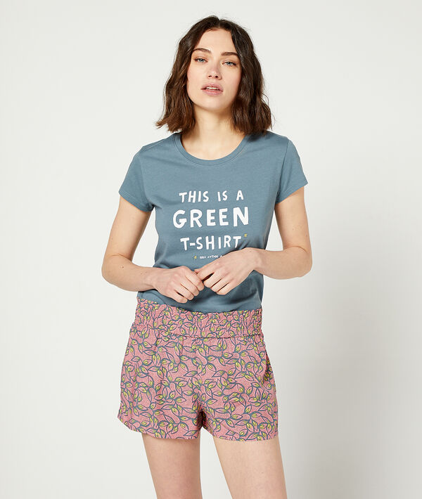 Shorts mit Blätter-Print Shorts mit Blätter-Print;${refinementColor}