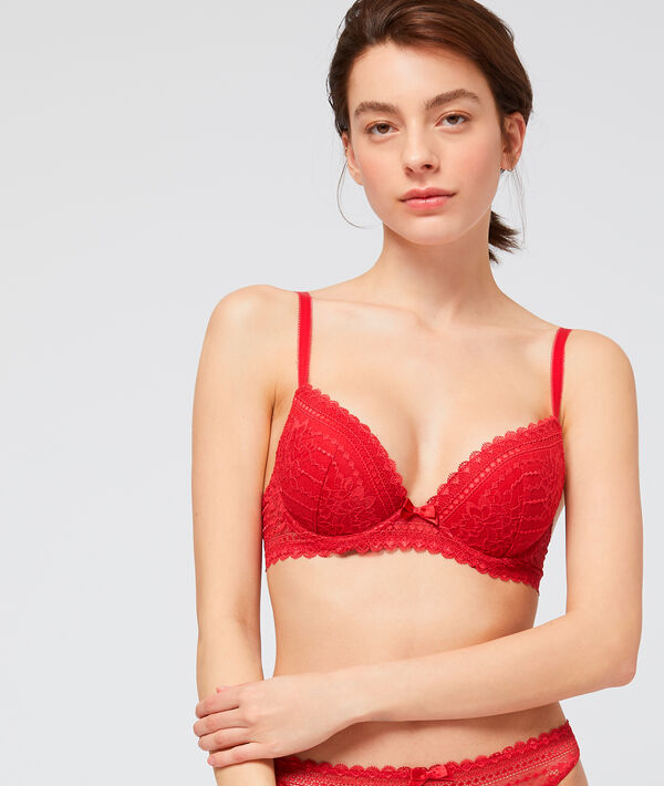 BH Nr. 2 – tief ausgeschnittener Push-up aus Spitze BH Nr. 2 – tief ausgeschnittener Push-up aus Spitze;${refinementColor}