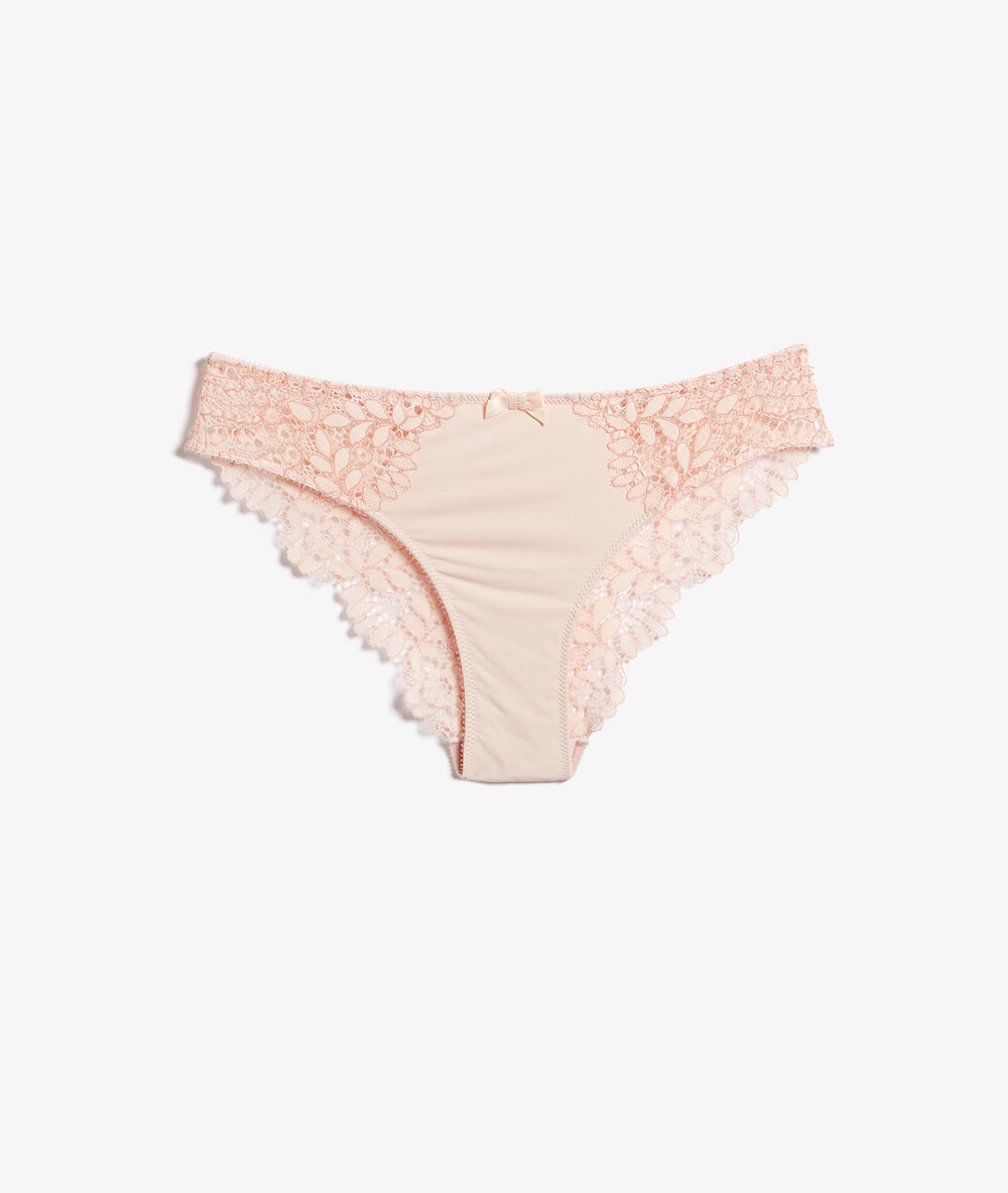 Hipster aus spitze babyrosa.
