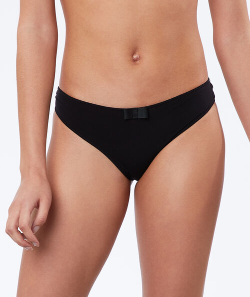 Slip aus spitze schwarz.