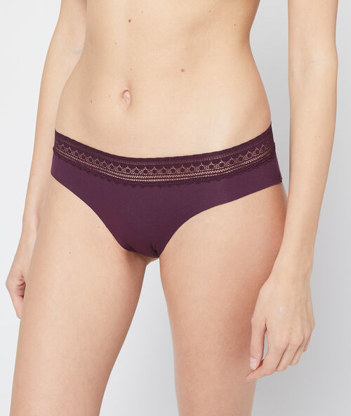 Baumwoll-shorty myrtille.