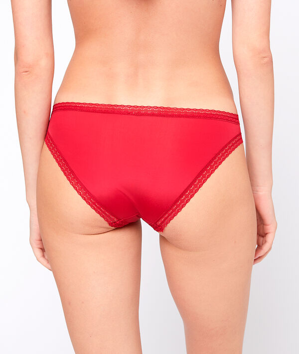 Panty aus Materialmix Panty aus Materialmix