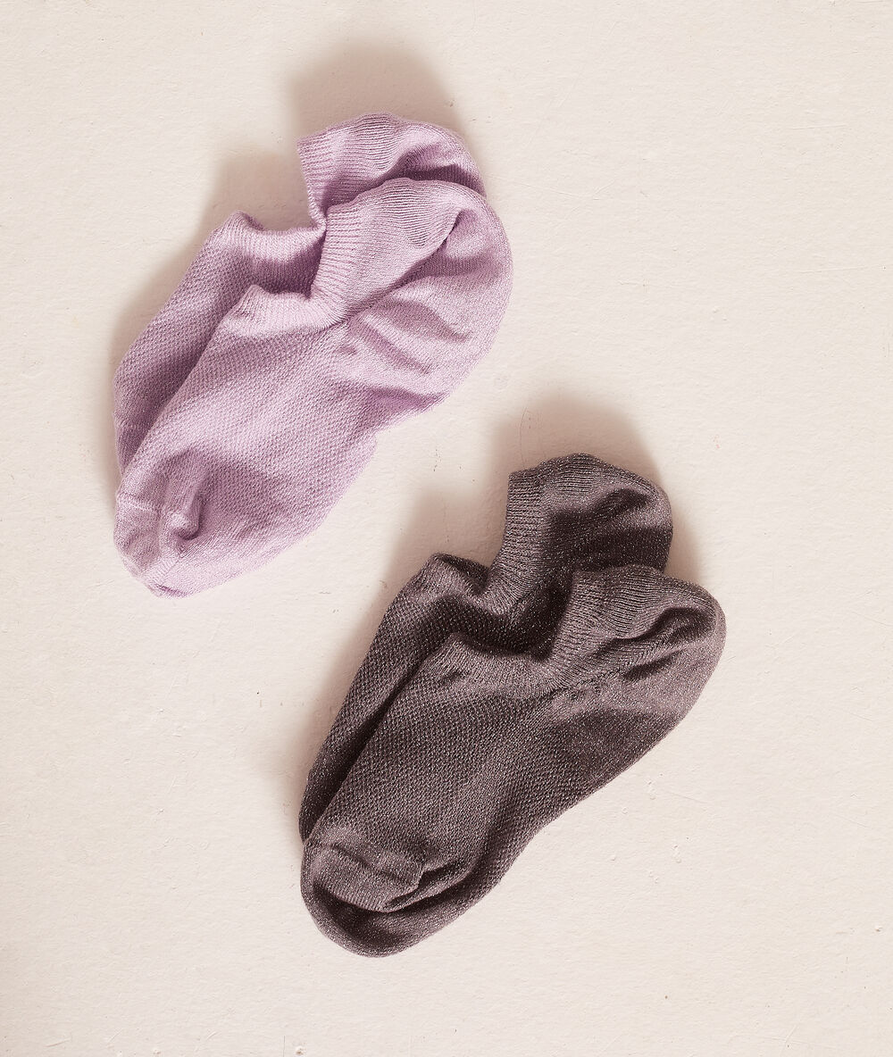 Set mit 2 paar socken anthrazit.