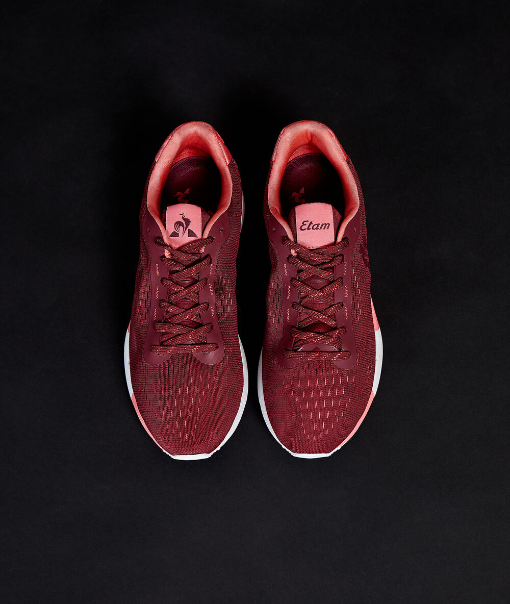 Sportschuhe von etam und le coc sportif grenat burgund.