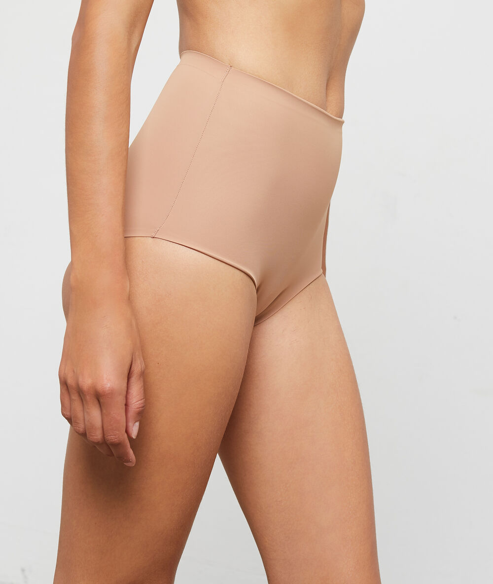 Panty mit hoher taille stufe 3: figurformend dune.