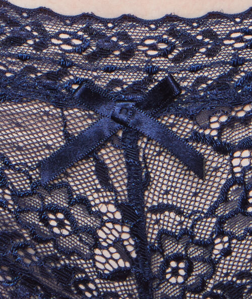 Shorty aus spitze blau.