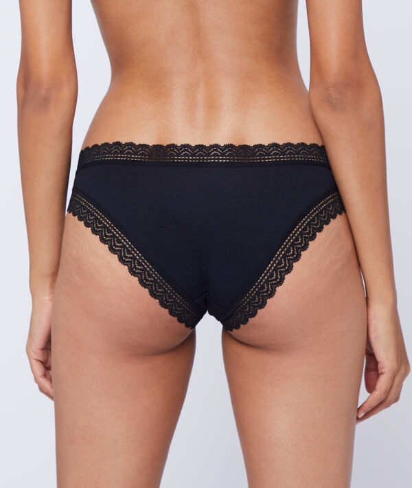 Panty aus 90 % Modal, Spitzensäume Panty aus 90 % Modal, Spitzensäume;${refinementColor}