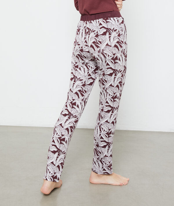 Hose mit Blätter-Print Hose mit Blätter-Print;${refinementColor}
