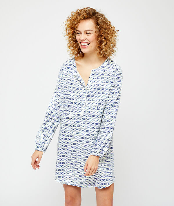 Nachthemd mit Print aus EcoVero-Viscose Nachthemd mit Print aus EcoVero-Viscose;${refinementColor}