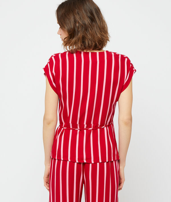 Pyjamaoberteil mit Wickelverschluss Pyjamaoberteil mit Wickelverschluss;${refinementColor}