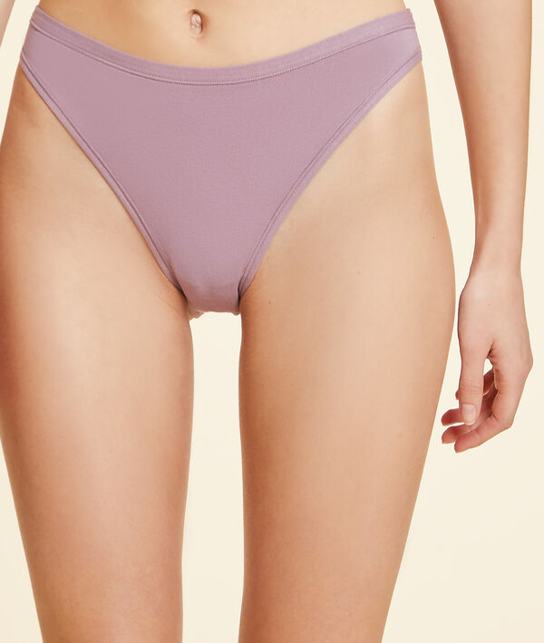 Panty „High Legs" aus dehnbarer Bio-Baumwolle Panty „High Legs" aus dehnbarer Bio-Baumwolle;${refinementColor}