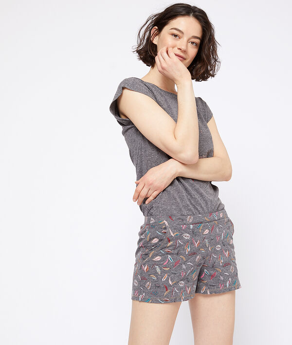 Shorts mit Federn Shorts mit Federn;${refinementColor}