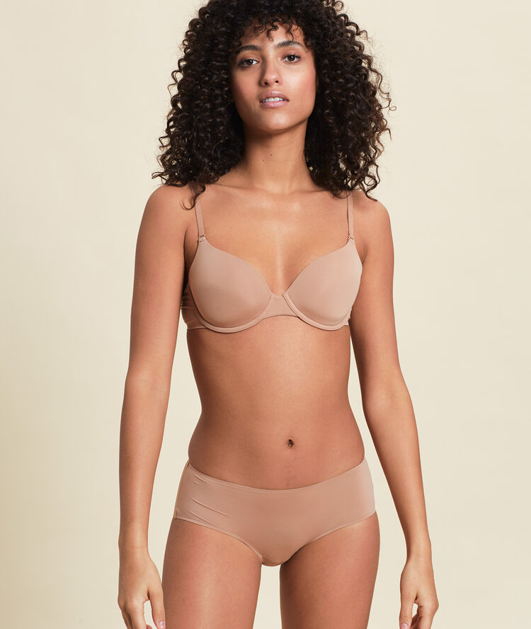 Bh nr. 5 – natürlicher push-up aus mikrofaser dune.