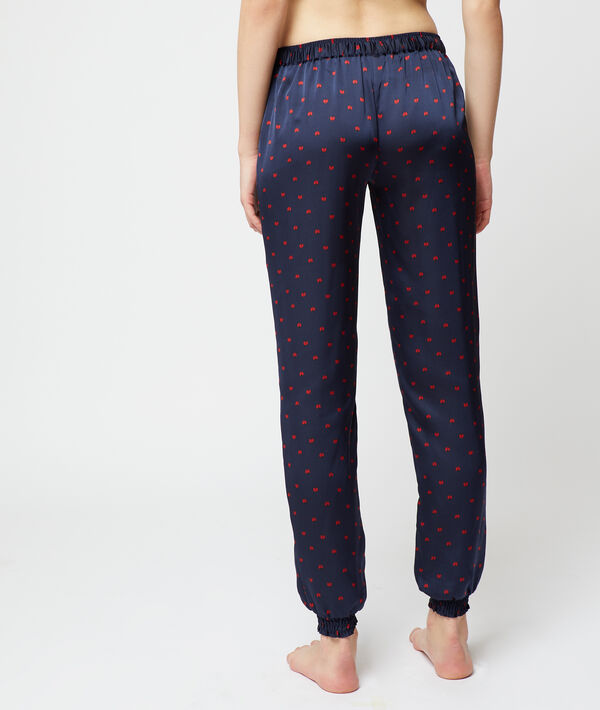 Seidig schimmernde Hose mit Marienkäfer-Print Seidig schimmernde Hose mit Marienkäfer-Print;${refinementColor}