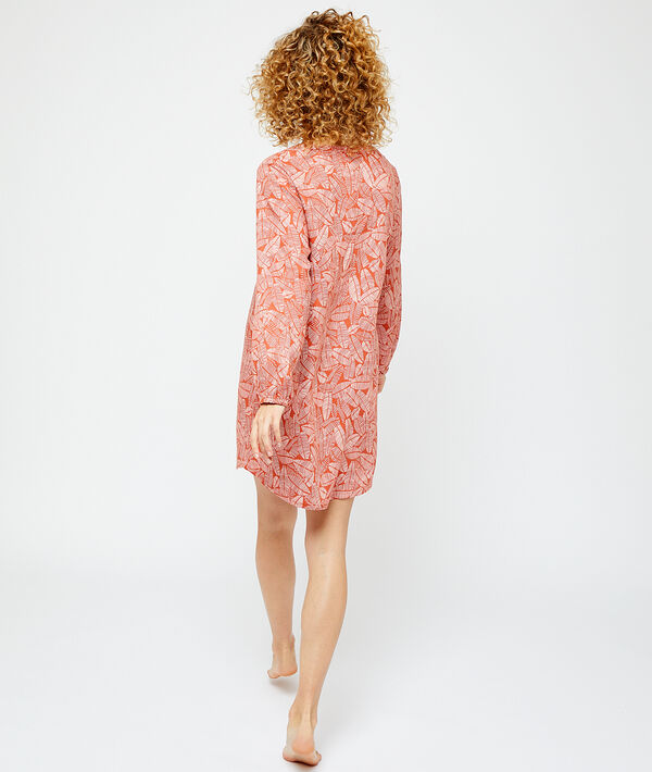 Nachthemd aus EcoVero-Viscose mit Print Nachthemd aus EcoVero-Viscose mit Print;${refinementColor}