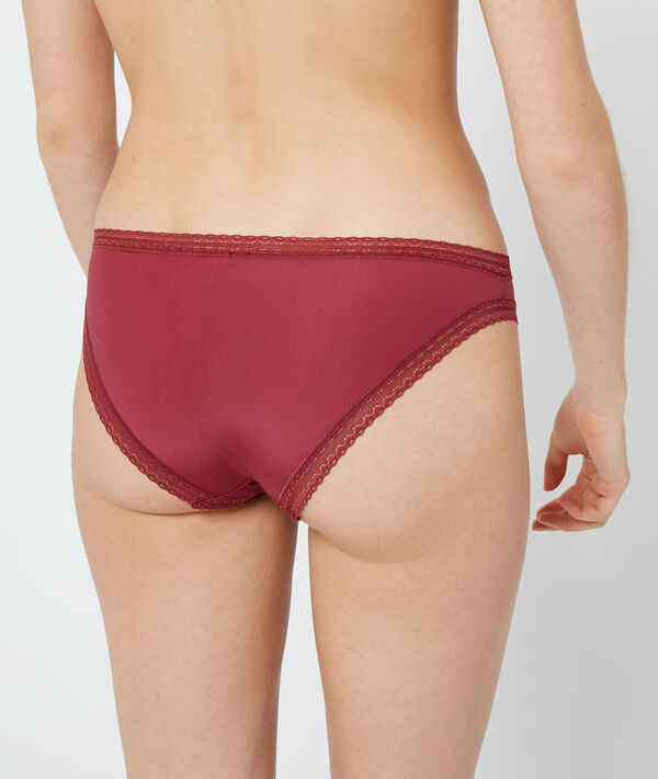 Panty aus Materialmix Panty aus Materialmix;${refinementColor}
