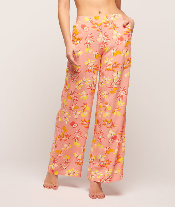 Hose mit floralem Print Hose mit floralem Print;${refinementColor}