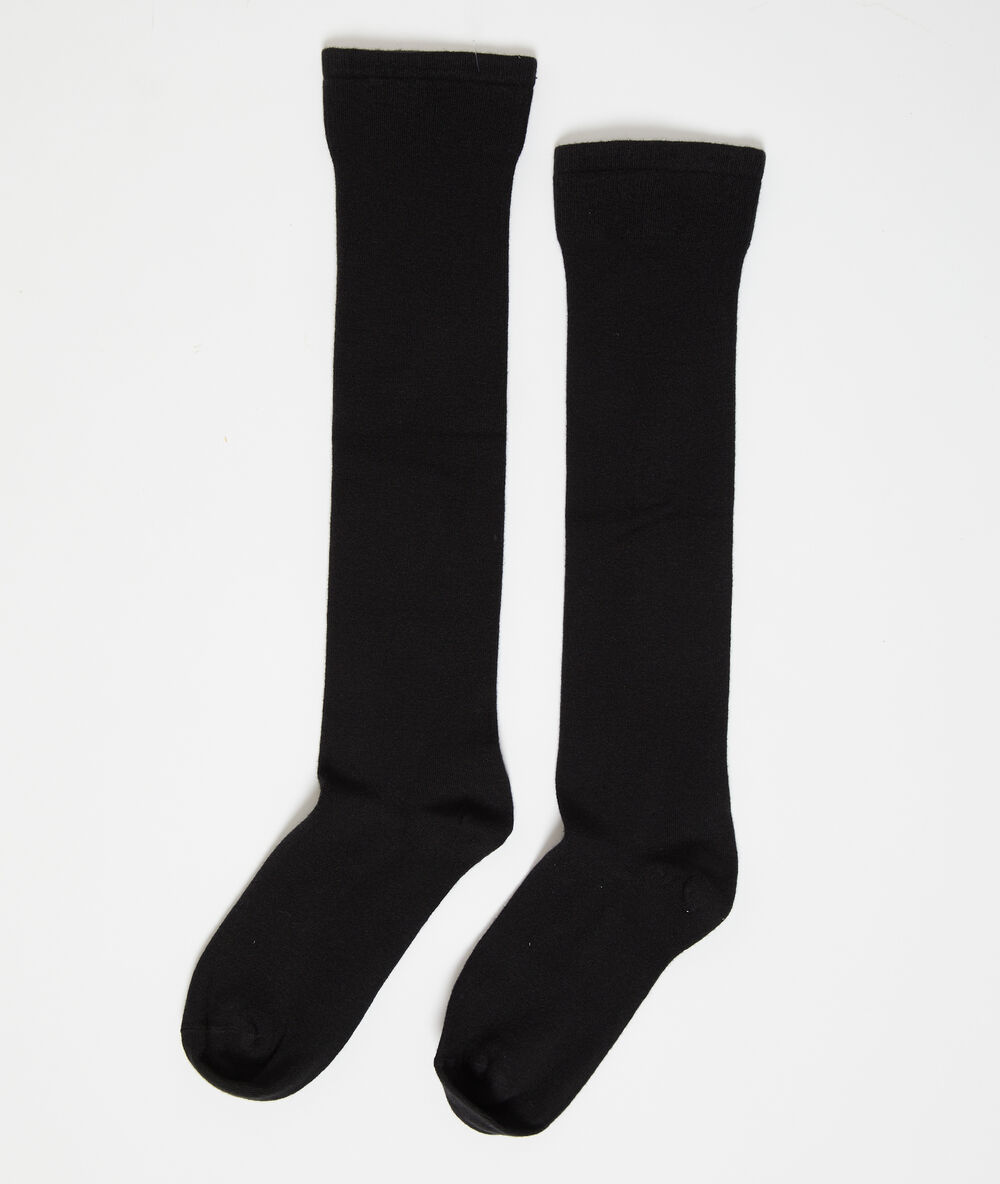Lange socken schwarz.