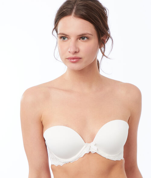 Bandeau-bh ecru.