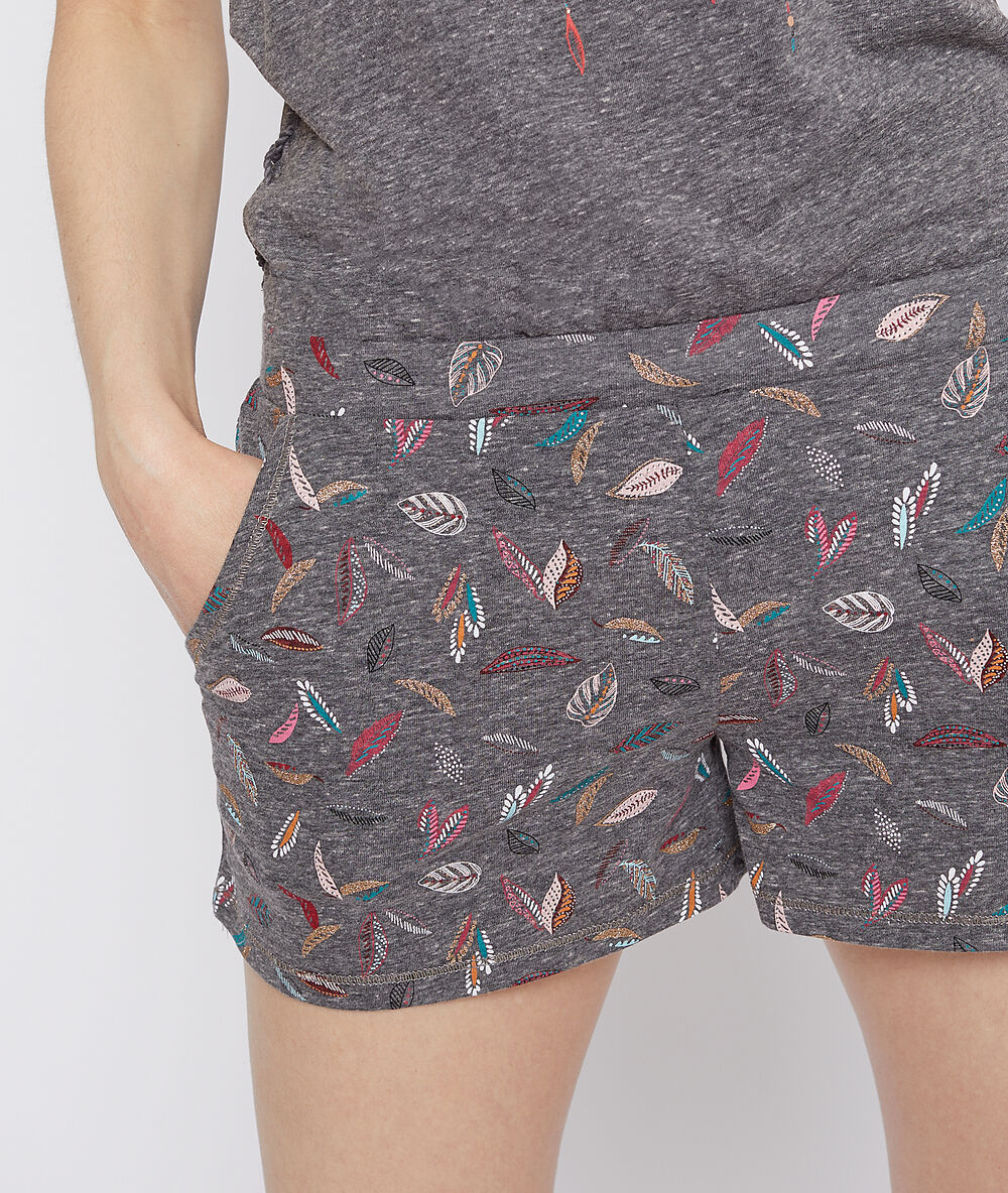 Shorts mit federn anthrazit.
