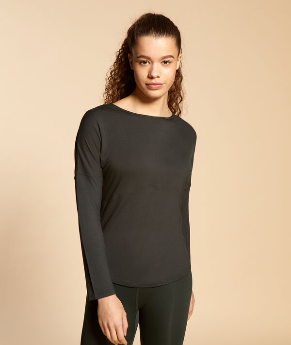Sporttop mit langen Ärmeln Sporttop mit langen Ärmeln;${refinementColor}