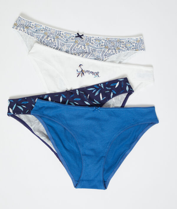 4er-Set Pantys aus Baumwolle 4er-Set Pantys aus Baumwolle;${refinementColor}