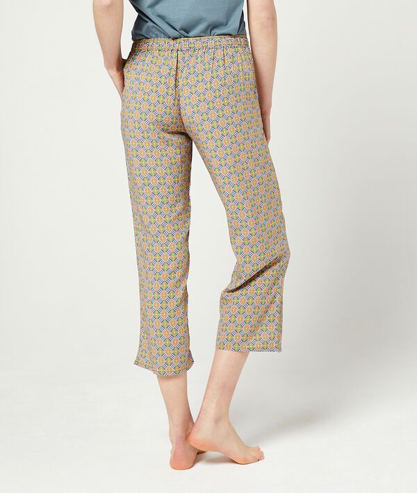 Capri-Hose mit Print zum Binden Capri-Hose mit Print zum Binden;${refinementColor}
