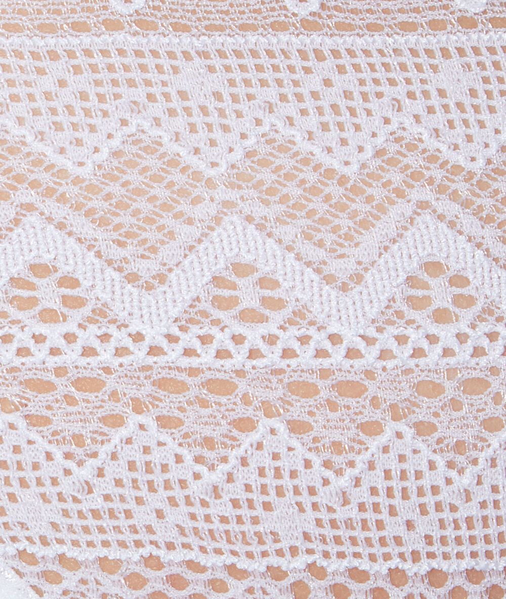 Slip aus spitze weiß.