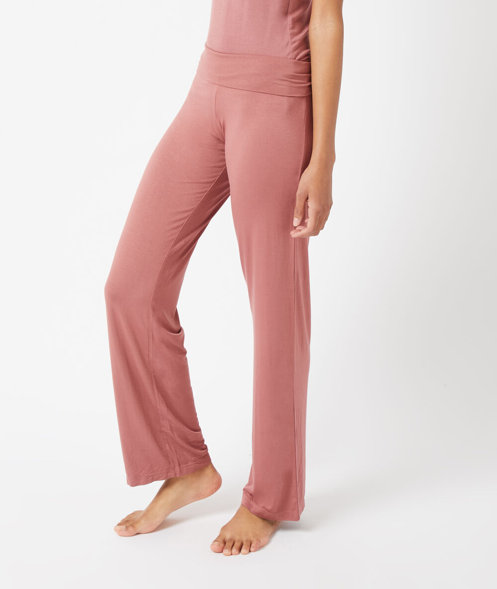 Hose mit hoher taille blush.
