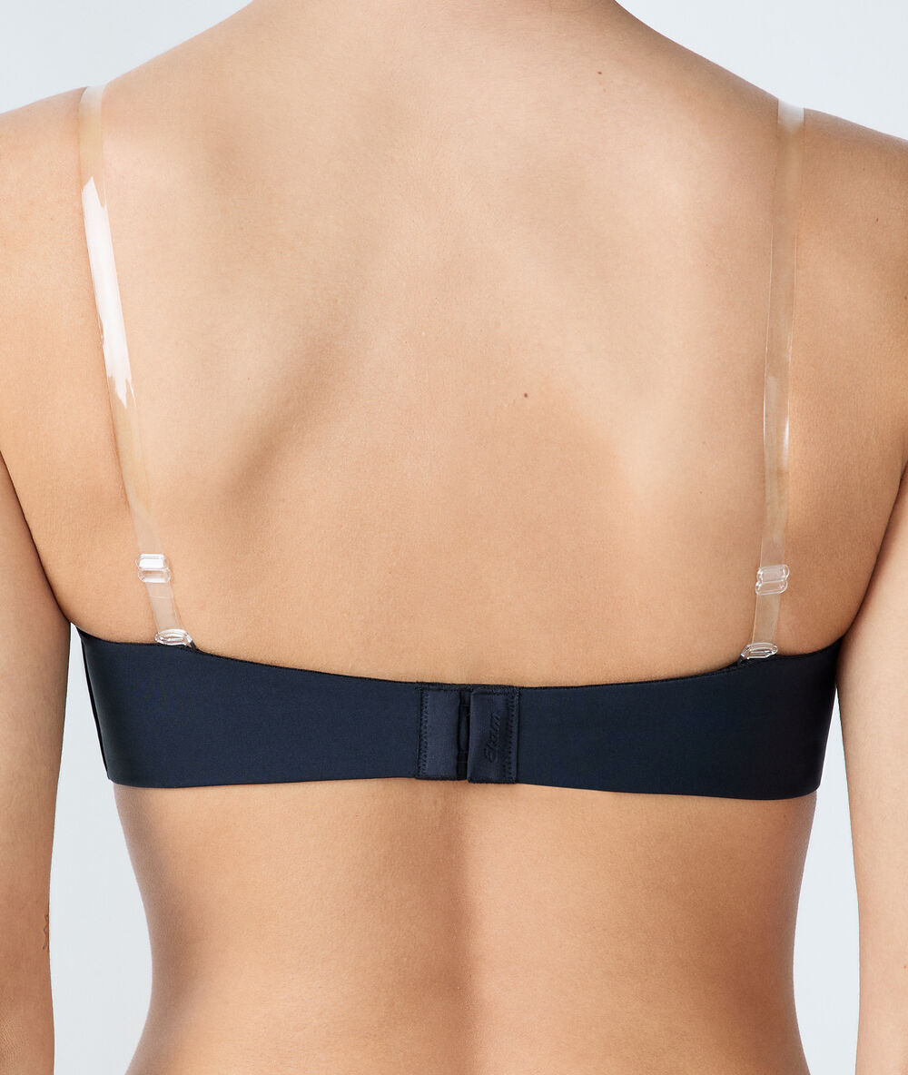 Transparent bra straps weiß.