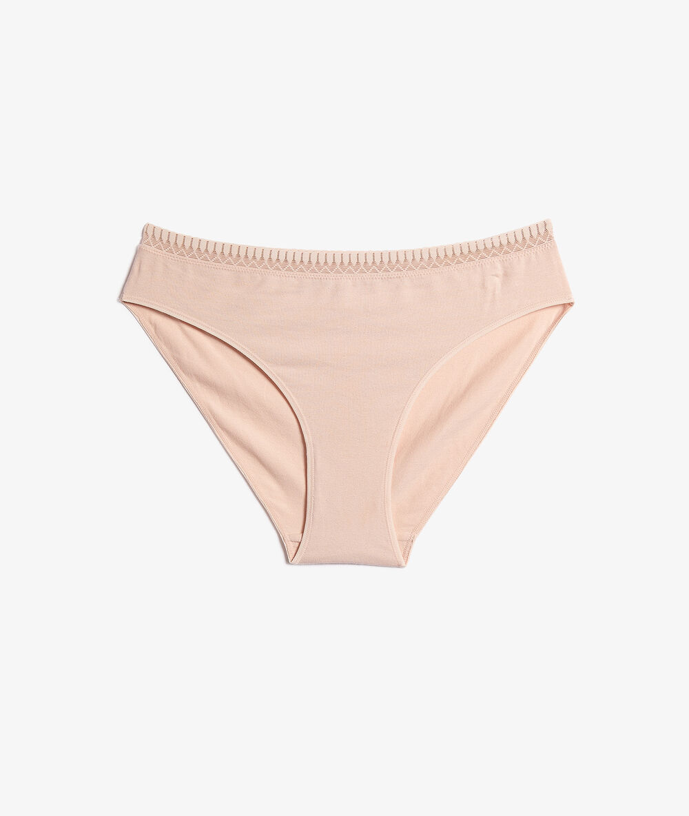 Panty aus bio-baumwolle babyrosa.