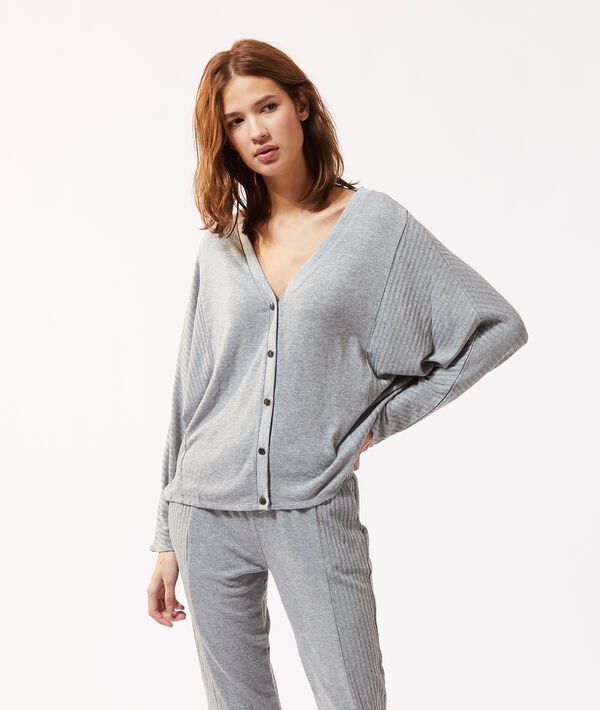 Top mit langen Ärmeln und Knöpfen Top mit langen Ärmeln und Knöpfen;${refinementColor}