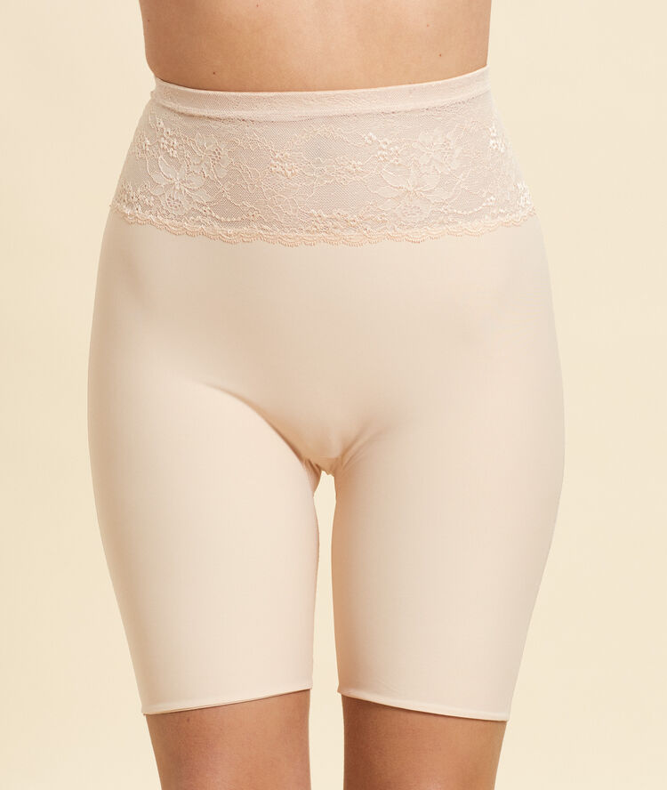 Formendes panty mit details aus spitze – stufe 2: figurformend hautfarbe.