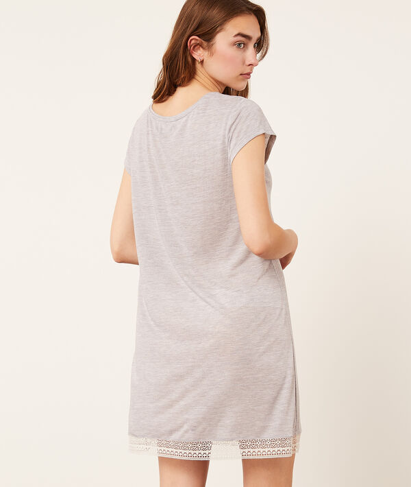 Chemise de nuit bas dentelle Chemise de nuit bas dentelle;${refinementColor}