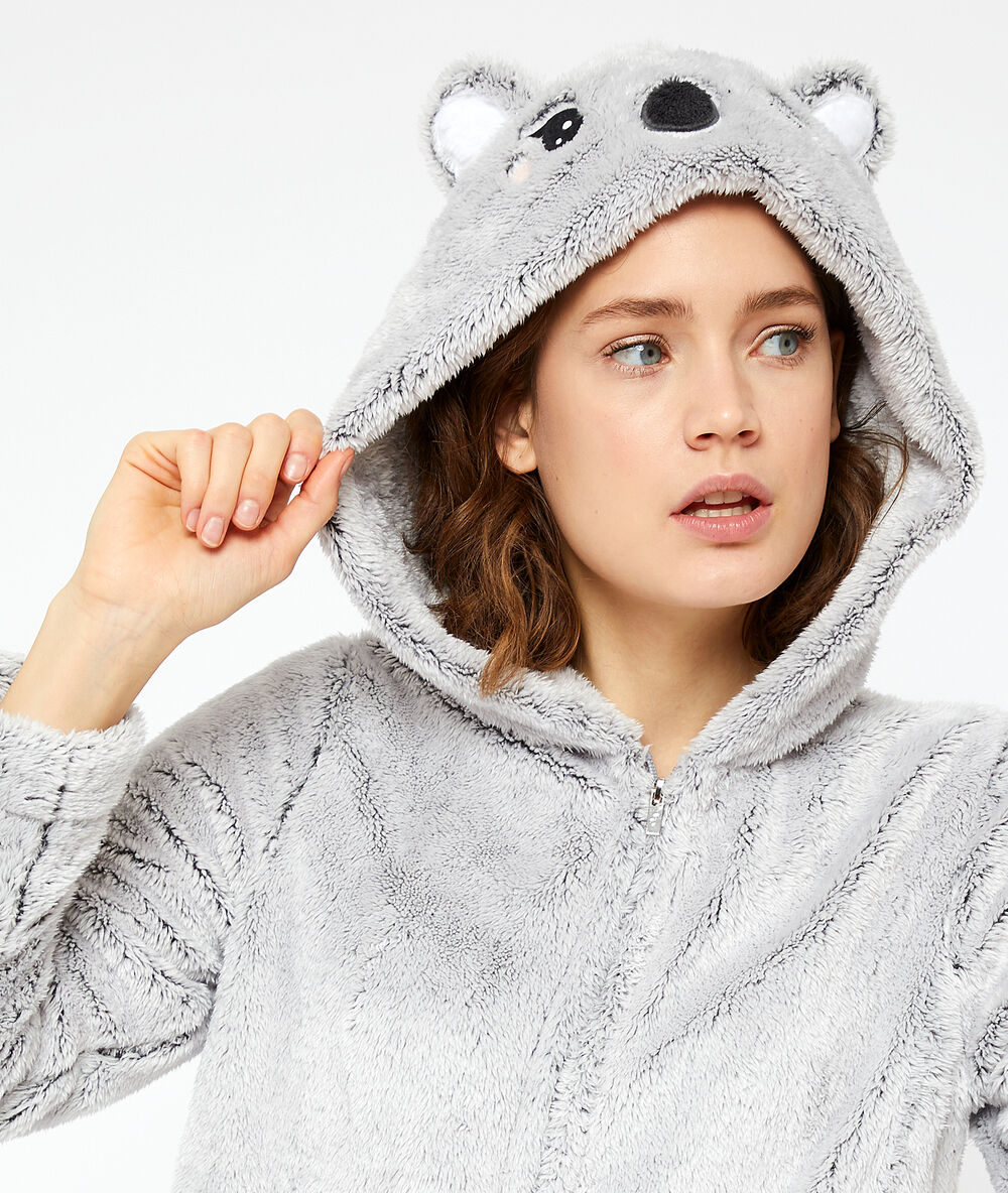 Nachthemd koala grau.