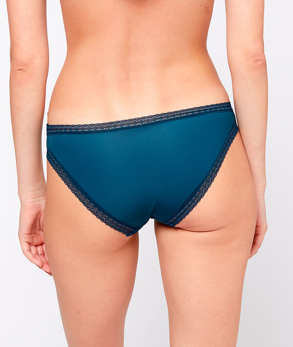 Panty aus Materialmix Panty aus Materialmix