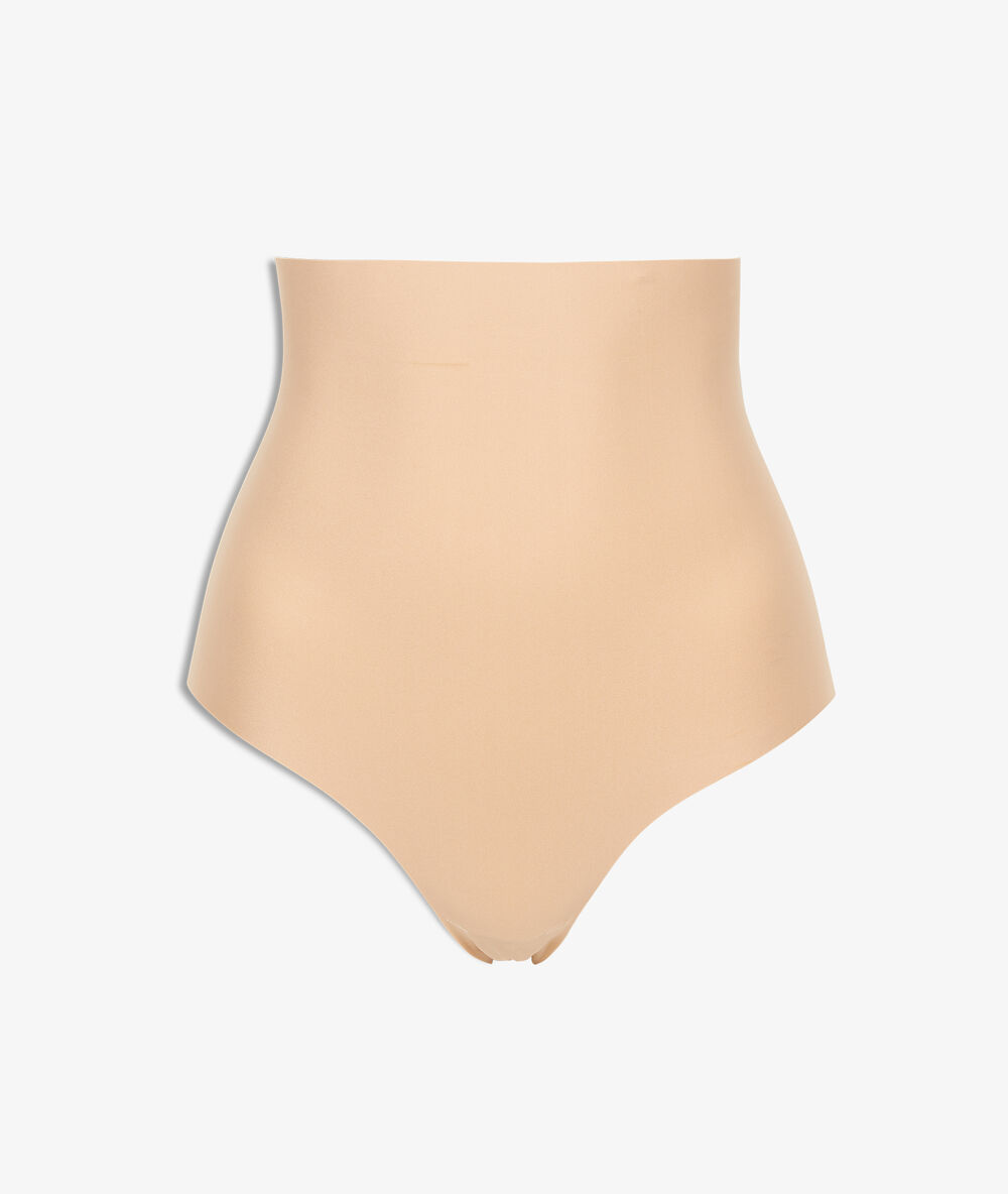 Panty mit hoher taille – starker halt beige.